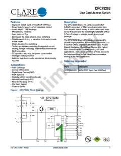 浏览型号CPC75282KATR的Datasheet PDF文件第1页