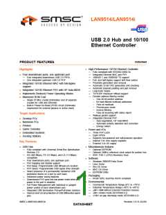 浏览型号LAN9514-JZX的Datasheet PDF文件第1页