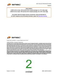 浏览型号LAN9514-JZX的Datasheet PDF文件第2页