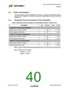 浏览型号LAN9514-JZX的Datasheet PDF文件第40页