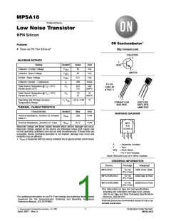 浏览型号MPSA18的Datasheet PDF文件第1页