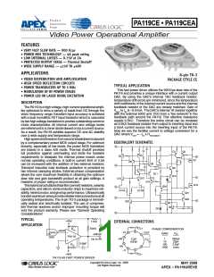 浏览型号PA119CE的Datasheet PDF文件第1页