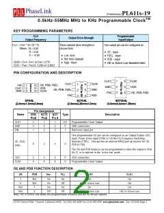 浏览型号PL611S-19-XXXGC的Datasheet PDF文件第2页