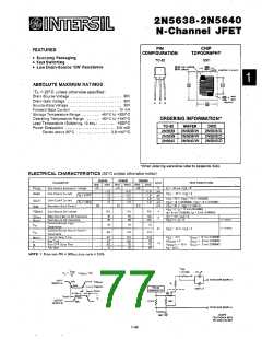 浏览型号2N5911的Datasheet PDF文件第77页