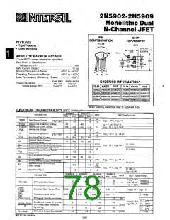 浏览型号2N5911的Datasheet PDF文件第78页