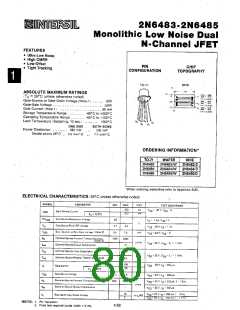 浏览型号2N5911的Datasheet PDF文件第80页