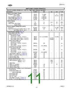 浏览型号AK4372ECB的Datasheet PDF文件第11页