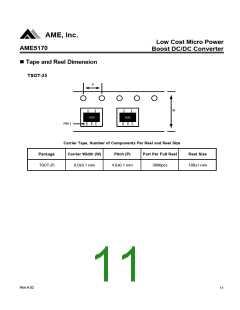 浏览型号AME5170AEEVADJZ的Datasheet PDF文件第11页