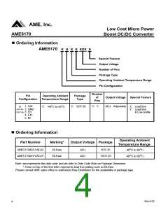 浏览型号AME5170AEEVADJY的Datasheet PDF文件第4页