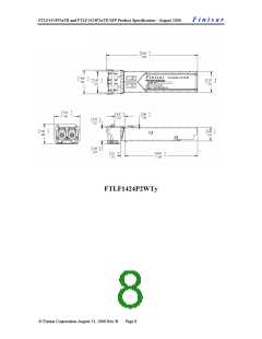 浏览型号FTLF1424BTD的Datasheet PDF文件第8页