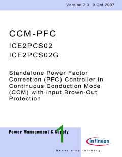 浏览型号ICE2PCS02G的Datasheet PDF文件第1页