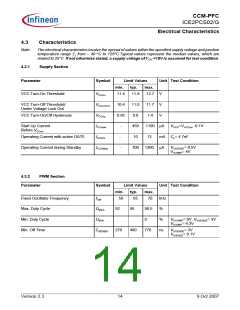 浏览型号ICE2PCS02G的Datasheet PDF文件第14页