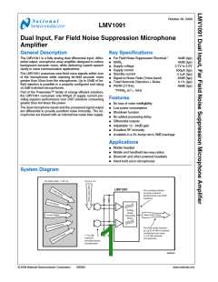 浏览型号LMV1091的Datasheet PDF文件第1页
