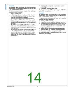 浏览型号LMV1091的Datasheet PDF文件第14页