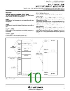 浏览型号M37270EFSP的Datasheet PDF文件第10页