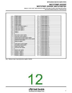 浏览型号M37270EFSP的Datasheet PDF文件第12页