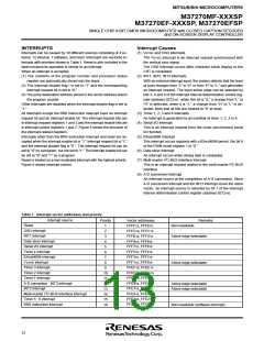 浏览型号M37270EFSP的Datasheet PDF文件第13页