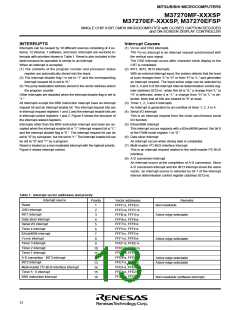 浏览型号M37270EFSP的Datasheet PDF文件第13页