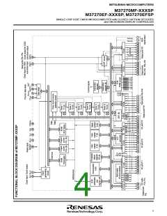 浏览型号M37270EFSP的Datasheet PDF文件第4页