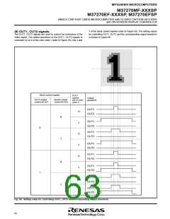 浏览型号M37270EFSP的Datasheet PDF文件第63页