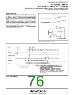 浏览型号M37270EFSP的Datasheet PDF文件第76页