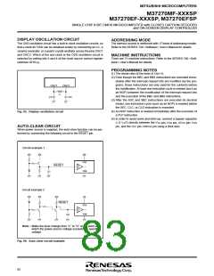 浏览型号M37270EFSP的Datasheet PDF文件第83页