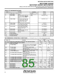 浏览型号M37270EFSP的Datasheet PDF文件第85页