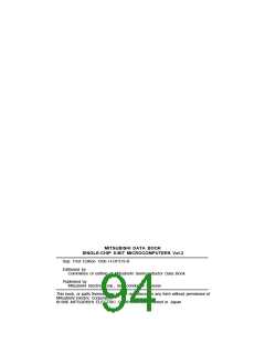浏览型号M37270EFSP的Datasheet PDF文件第94页