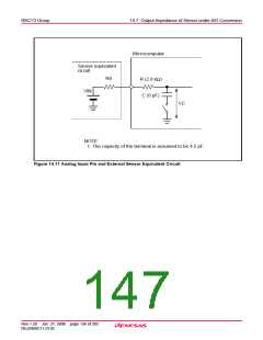 浏览型号R5F21134DFP的Datasheet PDF文件第147页