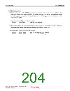 浏览型号R5F21134DFP的Datasheet PDF文件第204页