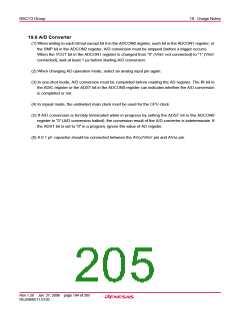 浏览型号R5F21134DFP的Datasheet PDF文件第205页
