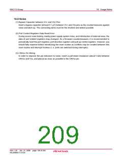 浏览型号R5F21134DFP的Datasheet PDF文件第209页
