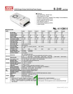 浏览型号S-240-12的Datasheet PDF文件第1页