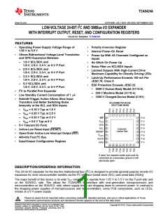 浏览型号TCA6424A的Datasheet PDF文件第1页