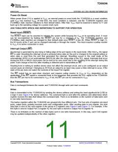 浏览型号TCA6424A的Datasheet PDF文件第11页