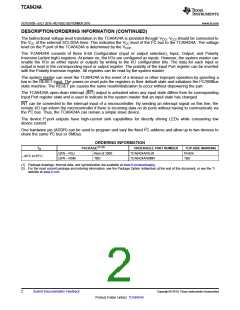 浏览型号TCA6424A的Datasheet PDF文件第2页