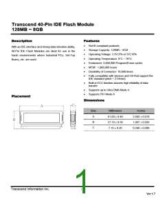 浏览型号TS512MDOM40V的Datasheet PDF文件第1页