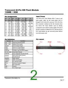 浏览型号TS512MDOM40V的Datasheet PDF文件第2页