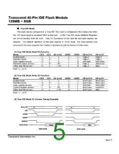 浏览型号TS512MDOM40V的Datasheet PDF文件第5页