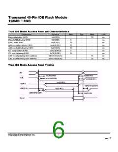 浏览型号TS512MDOM40V的Datasheet PDF文件第6页