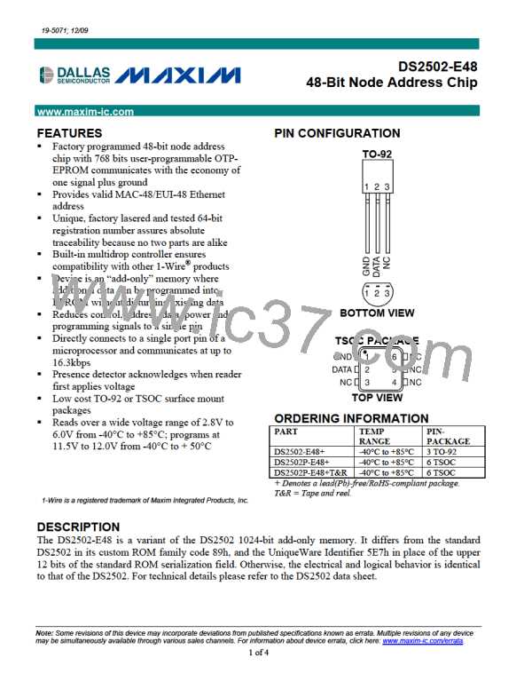 DS2502-E48图片预览