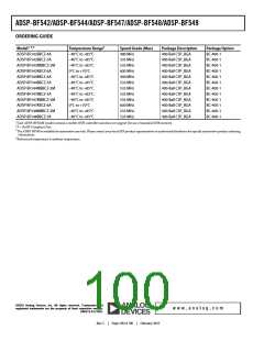 浏览型号ADSP-BF544BBCZ-4A的Datasheet PDF文件第100页