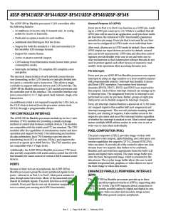 浏览型号ADSP-BF544BBCZ-4A的Datasheet PDF文件第14页
