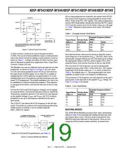 浏览型号ADSP-BF544BBCZ-4A的Datasheet PDF文件第19页