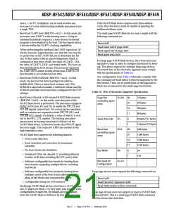 浏览型号ADSP-BF544BBCZ-4A的Datasheet PDF文件第21页