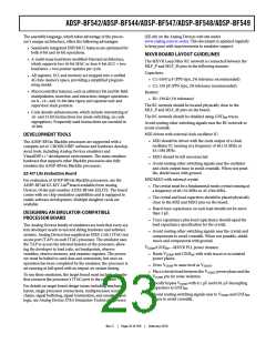 浏览型号ADSP-BF544BBCZ-4A的Datasheet PDF文件第23页