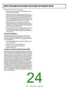 浏览型号ADSP-BF544BBCZ-4A的Datasheet PDF文件第24页