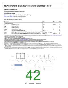 浏览型号ADSP-BF544BBCZ-4A的Datasheet PDF文件第42页