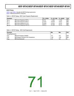 浏览型号ADSP-BF544BBCZ-4A的Datasheet PDF文件第71页
