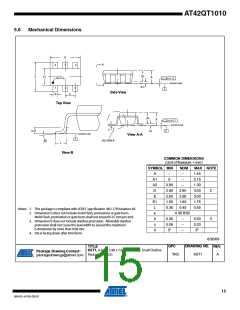 浏览型号AT42QT1010-TSHR的Datasheet PDF文件第15页